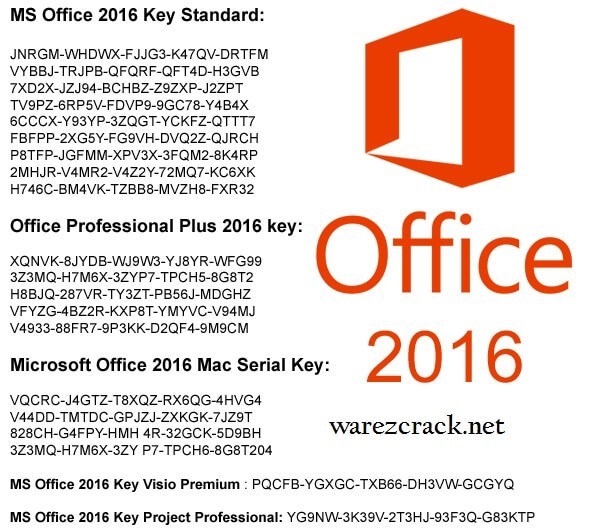 office 2016 activation key 2018
